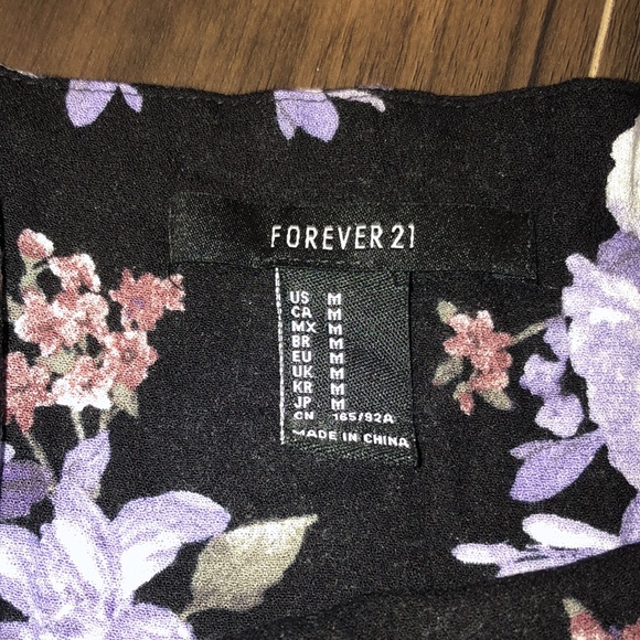 FOREVER 21 Flora Crop Tank - Picture 2 of 2